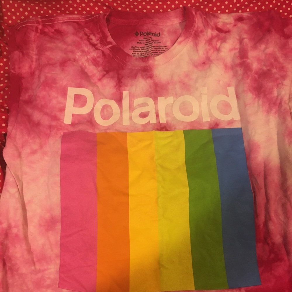 Women’s Polaroid t shirt. Size large